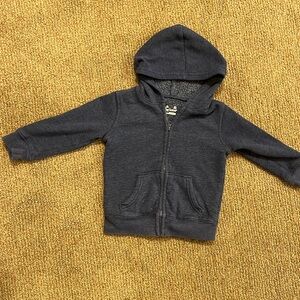 Baby boys zip up hoodie, 18 months